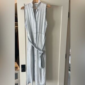 Cloth & Stone Denim Blue Midi Dress size medium